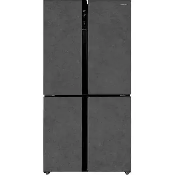 Холодильник HIBERG RFQ-500DX NFDs inverter, двухкамерный, класс А+, 545 л, серый