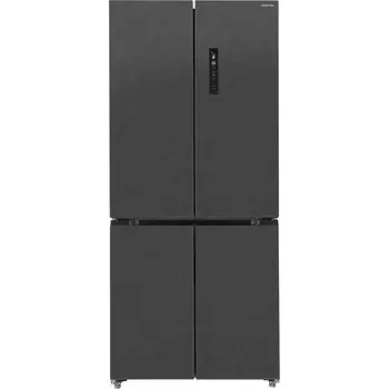 Холодильник HIBERG RFQ-600DX NFGM Inverter, двухкамерный, класс А++, 526 л, серый
