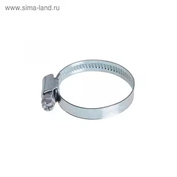 Хомут червячный, DIN 3017, цинк, W 1, 13-19 мм, в упаковке 100 шт.