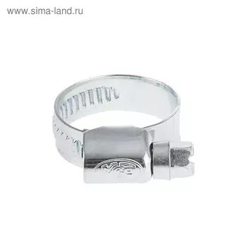 Хомут червячный MGF, диаметр 12-22 мм, ширина ленты 9 мм, оцинкованный