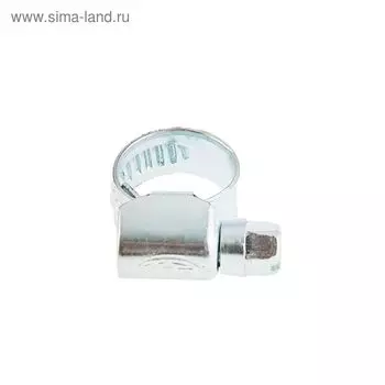 Хомут червячный MGF, диаметр 8-12 мм, ширина ленты 9 мм, оцинкованный
