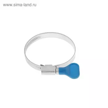 Хомут червячный с ключом MGF, диаметр 40-60 мм, оцинкованный