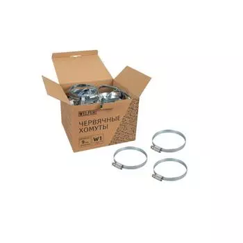 Хомут HELFER W1 60-80 мм, 50 шт