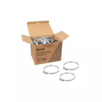 Хомут HELFER W1 70-90 мм, 25 шт
