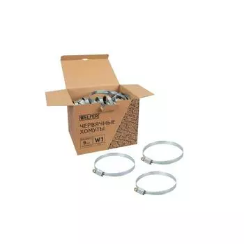Хомут HELFER W1 80-100 мм, 25 шт