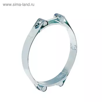 Хомут силовой MGF, диаметр 105-115 мм, двухболтовый, оцинкованный