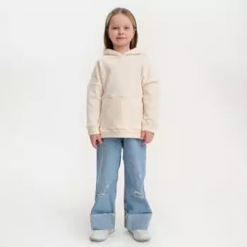 Худи детское KAFTAN Basic line, размер 28 (86-92 см), бежевое