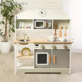 Кухня детская игровая, 682672 см, деревянная