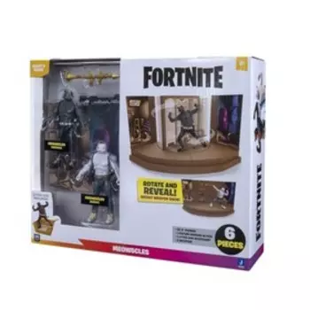 Игровой набор Fortnite, агент Meowscles (комната агента), 2 фигурки