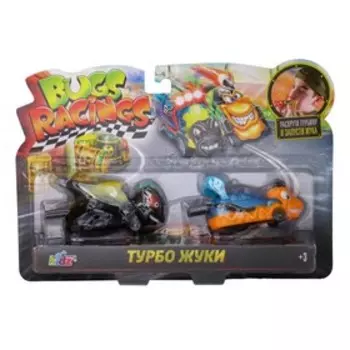 Набор игровой Bugs Racings «Гонка жуков. Оса и муха» с двумя машинками