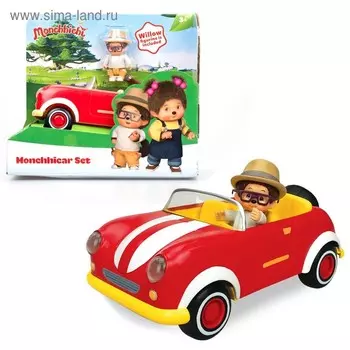 Игровой набор Monchhichi «Кабриолет», с фигуркой Вилли