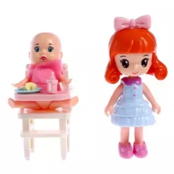 Игровой набор «София Мама» с набором мебели, малышом и аксессуарами, розовый