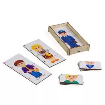 Игровой набор, составные картинки «Профессии-3»