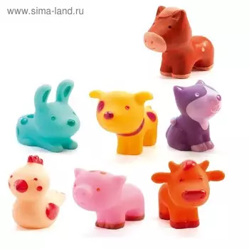 Игровой набор животных «На ферме», 7 шт