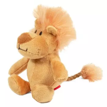Игрушка для собак Лев с пищалкой 10см, серия PLUSH FRIENDZ