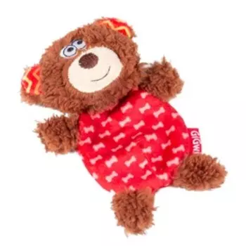 Игрушка для собак Мишка со сменными пищалками 13см, серия PLUSH FRIENDZ