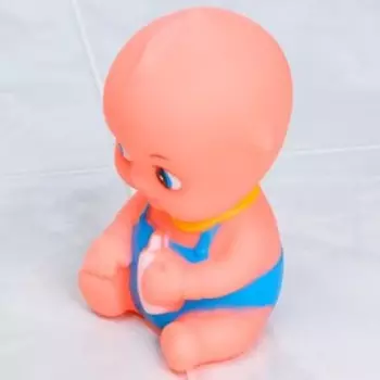 Резиновая игрушка для ванны Крошка Я «Пупсик», 10 см, с пищалкой, 1 шт