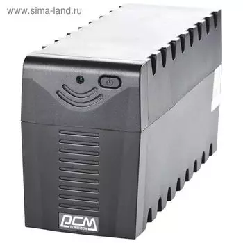 Источник бесперебойного питания Powercom Raptor RPT-600A, 360 Вт, 600 ВА, чёрный