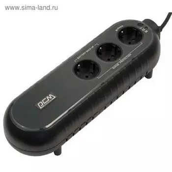 Источник бесперебойного питания Powercom WOW 300, 165 Вт, 300 ВА, чёрный
