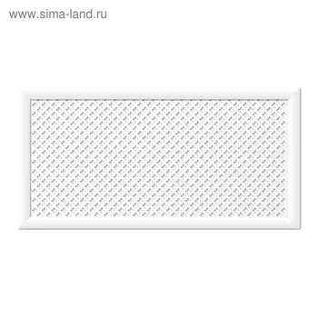 Экран для радиатора, Готико, белый, 120х60 см