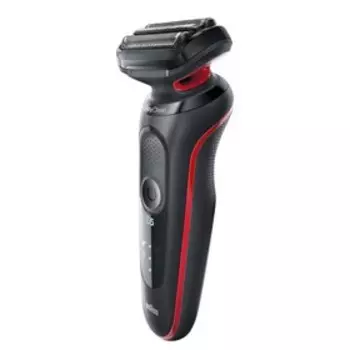 Электробритва Braun Series 5 50-R1000s, type 5762, 3 головки, сеточная, АКБ, красная