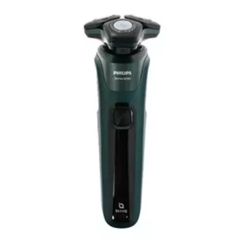 Электробритва Philips S5584/50, 9 Вт, роторная, 3 головки, влажное/сухое бритье, чёрная