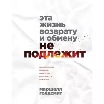 Эта жизнь возврату и обмену не подлежит. Как построить будущее, о котором не придётся сожалеть. Голдсмит М.