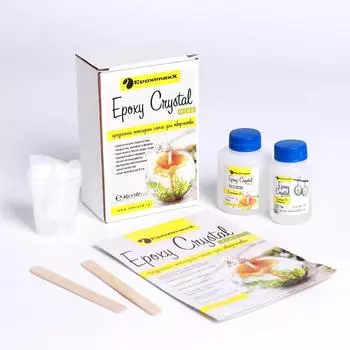 Ювелирная прозрачная смола Epoxy Crystal PLU, 62 г