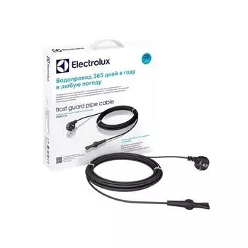 Кабель для обогрева трубопроводов ELECTROLUX EFGPC 2-18-10, с евровилкой и терморегулятором