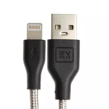Кабель Exployd Classic EX-K-496, Lightning - USB, 1 м, серый