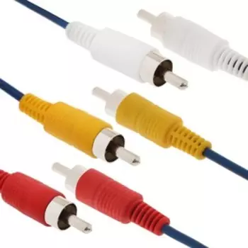Кабель Luazon KDGN-003, 3xRCA (M) - 3xRCA (M), 3 м