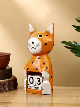 Календарь настольный «Котенок», 10621 см, дерево