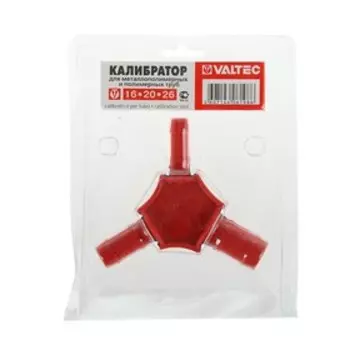 Калибратор Valtec, пластиковый 16-20-26 с фаскоснимателем