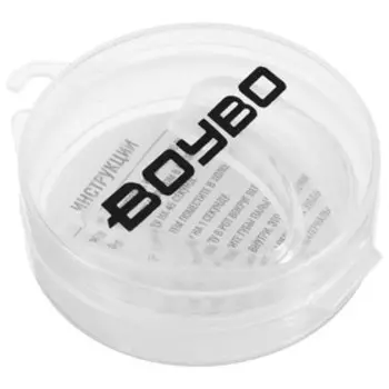 Капа боксёрская BoyBo Battle, BSD878, одночелюстная, цвет белый