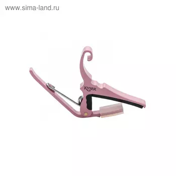 Каподастр KYSER KG6K для акустической гитары, цвет розовый