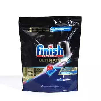 Капсулы для мытья посуды в посудомоечных машинах Finish Ultimate, 44 шт.