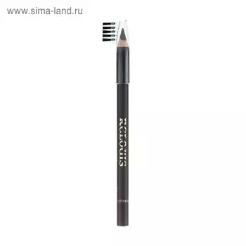Карандаш для бровей Relouis, с щеточкой, тон №01 коричневый