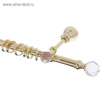 Карниз d=2 см, длина 320 см, цвет золото