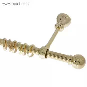 Карниз d=2 см, длина 320 см, цвет золото
