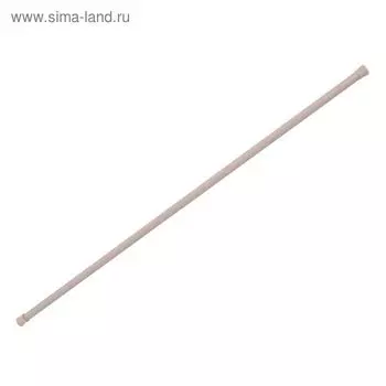 Карниз для шторы в ванную 140-260 см, d=22/25 мм, цвет бежевый