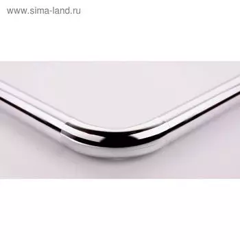 Карниз для ванной универсальный, цвет хром