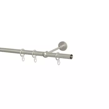 Карниз KIT, без наконечников, однорядный, 320 см, d=20 см, цвет сталь