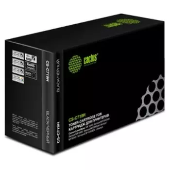 Картридж Cactus CS-C719H для Canon MF5840dni-Sensys/MF5880/LBP6300/6650 (6400k), черный