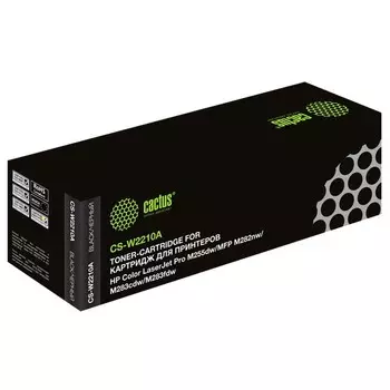 Картридж Cactus CS-W2210A W2210A, для HP M255/MFP M282/M283, 1350 страниц, цвет чёрный
