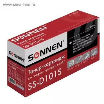 Картридж SONNEN MLT-D101S для Samsung ML-2160/ML-2165/SCX-3400/SCX-3405 (1500k), черный