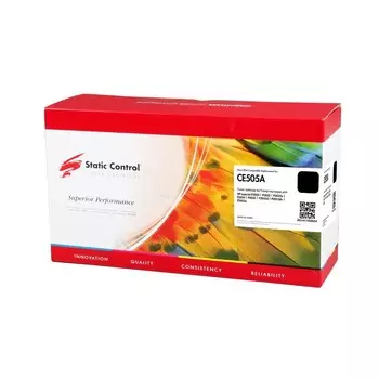 Картридж Static Control 002-01-VE505A CE505A, для HP LJ P2055/P2035, 2300 страниц, цвет чёрный