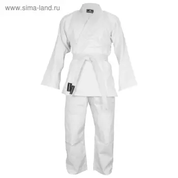 Кимоно дзюдо 425 гр/м BoyBo, цвет белый, рост 130