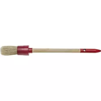 Кисть круглая STAYER UNIVERSAL 0141-25, натуральная щетина, деревянная ручка, 25 мм