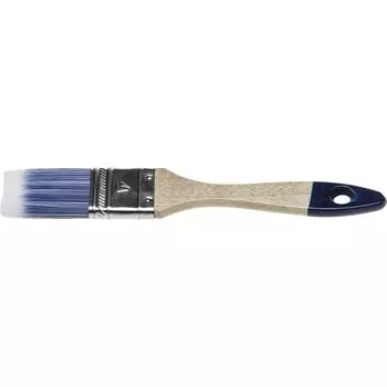 Кисть плоская STAYER AQUA 01032-025, искусственная щетина, деревянная ручка, 25 мм, 1"