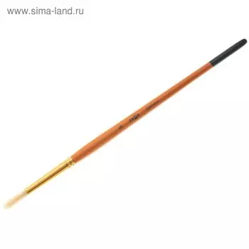 Кисть щетина, круглая №6, "Гамма"